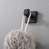 OUTSUPPLY 5-Piece Stainless Steel Bathroom Set, Modern Towel Bar + Ring + Hooks + Toilet Paper Holder - 3 of 4