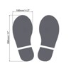 Unique Bargains Home Classroom Floor Stairs Decal PVC Footprint Sticker 4 Pairs - 2 of 4