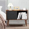 Garvee Elegant Record Player Stand with Vinyl Storage ¨C Holds Up to 300 Albums, Built-In Charging Station, and Sliding Door Cabinet - 4 of 4