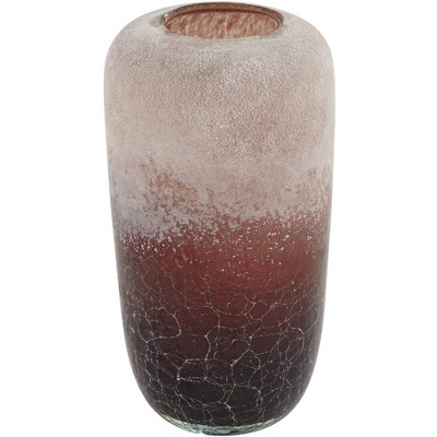 Studio 55D Two-Tone Lilac 9 1/2" High Glass Decorative Vase