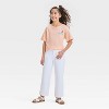 Girls' Moana Ocean Connects Us Oversized Short Sleeve Graphic T-Shirt - Peach Orange - 4 of 4