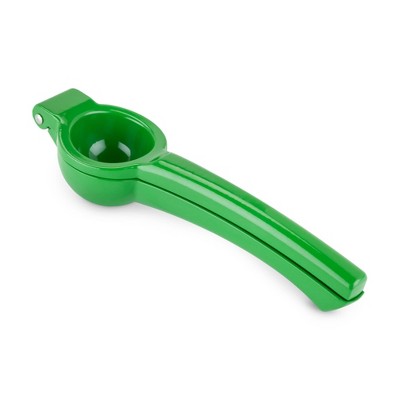 Green Enameled Aluminum Handheld Lime Juicer
