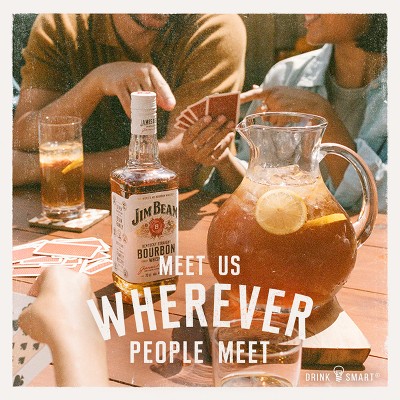 Jim Beam Bourbon Whiskey - 1L Bottle