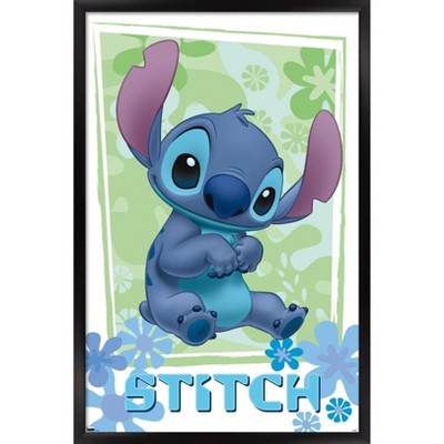 Disney Lilo And Stitch - Slobber Hi Wall Poster, 14.725 x 22.375, Framed  