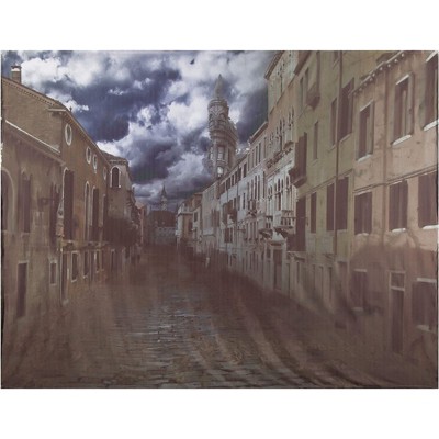 Juvale Halloween Theme Photo Backdrop Background, Spooky Tapestry, Ghost Town Wall Mural, 5 x 7 Feet