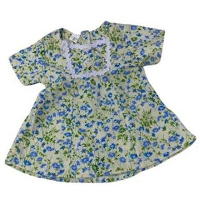 Blue Flower Dress Fits American Girl, Our Generation, My Life Dolls