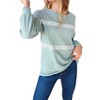 Women's LONG SLEEVE WITH WHITE CROCHET SWEATER - Haptics - 2 of 4