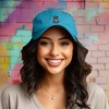 Dalix Hippo Embroidered Cotton Dad Hat Cute Animal Design Adjustable Baseball Cap for Everyday Wear Womens - 2 of 4