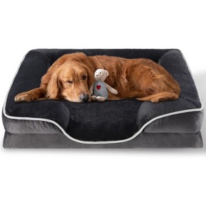 DOMETOUR Orthopedic Dog Bed Cat Bed, Pet Bed Pet Couch for Small Dog, Memory Foam with Washable Removable Cover - 1 of 4