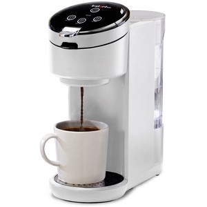 Instant Pot Solo Single-Serve Coffee Maker, Ground Coffee and Pod Coffee Maker, White - 1 of 4