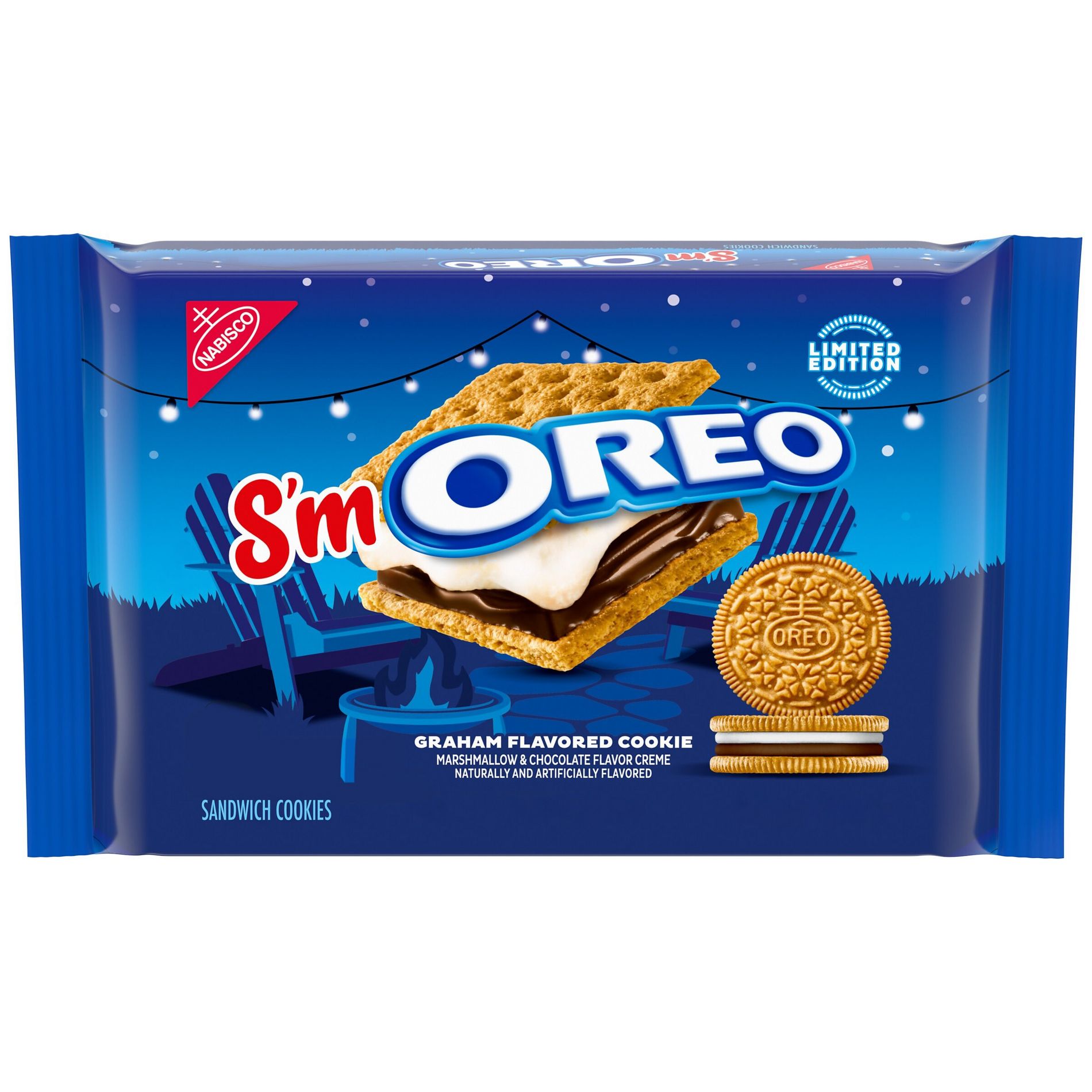 Oreo Graham Flavored Sm'Oreo Cookies - 10.68oz