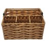 KOVOT Poly-Wicker Woven Cutlery Storage Organizer Caddy Tote Bin Basket for Kitchen Table, Measures 9.5" x 6.5" x 5" - 3 of 4
