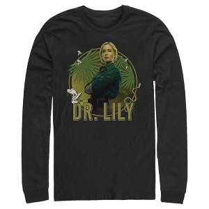 Men's Jungle Cruise Dr. Lily Portrait Long Sleeve Shirt - 1 of 4