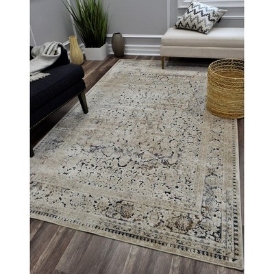Rugs America Castle Abstract Transitional Area Rug