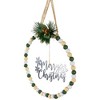 Northlight 12" Beaded Merry Christmas Wall Decoration - 4 of 4
