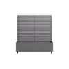 PexFix 47 in. H x 47 in. W Gray Metal Rectangle Wall Planter Box with Trellis for Climbing Plants - 4 of 4