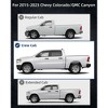 Running Boards for 2015-2024 Chevy Colorado/GMC Canyon SuperCrew - Steel Rock Sliders - 2 of 4