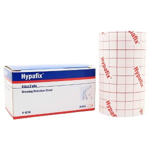 Hypafix White Dressing Retention Tape with Liner NonSterile 4 Inch X 2 Yard 1 per Box - 1 of 3