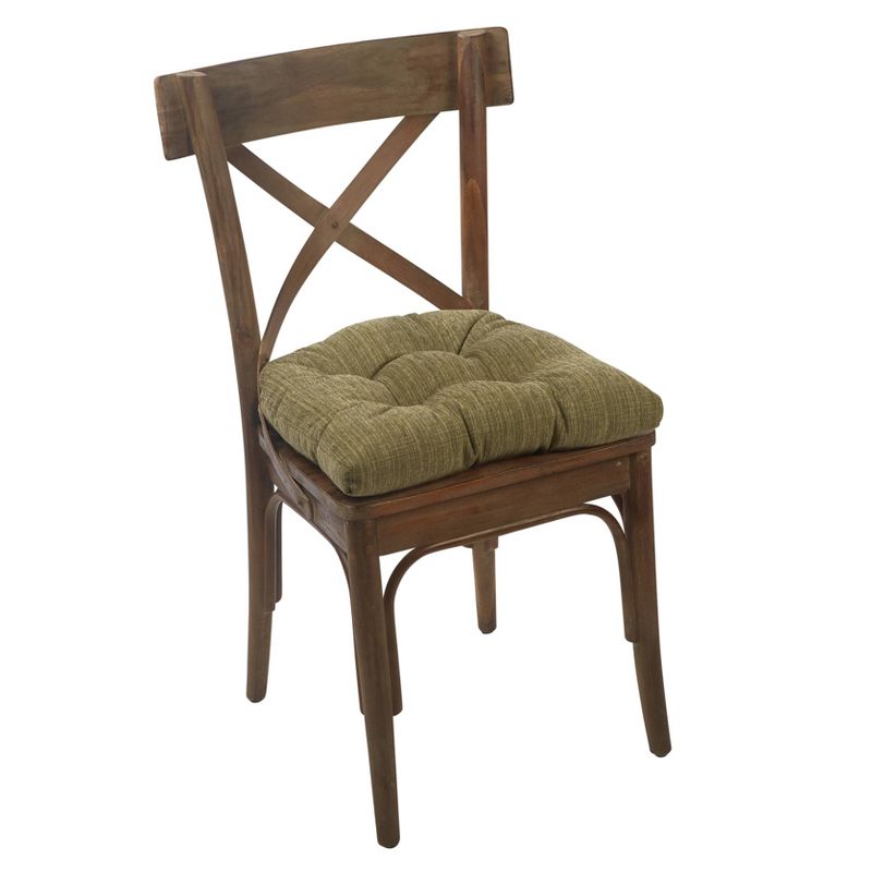 Gripper 17&#34; x 17&#34; Non-Slip Polar Chenille Tufted Universal Chair Cushions Set of 2 - Jade, 2 of 6