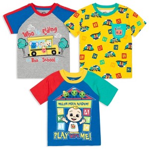 CoComelon JJ Baby 3 Pack T-Shirts Infant to Toddler - 1 of 4
