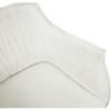 Luxury Furniture 1pc Accent Chair White Beautiful Boucle Upholstery Gold Finish Metal Legs Elegant Look - 4 of 4