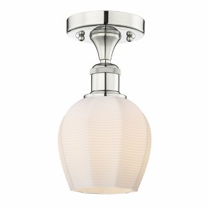 Norfolk - 1 Light Semi-Flush Mount In Industrial Style-9.62 Inches Tall and 5.75 Inches Wide - 1 of 1