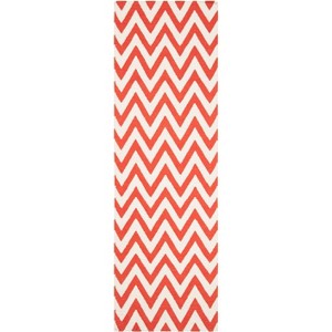 Dhurries DHU557 Hand Woven Flat Weave Indoor Rugs - Safavieh - 1 of 4