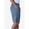 Boulder Creek by KingSize Men's Big & Tall Renegade 9" Full Elastic Waist Cargo Shorts - 4 of 4