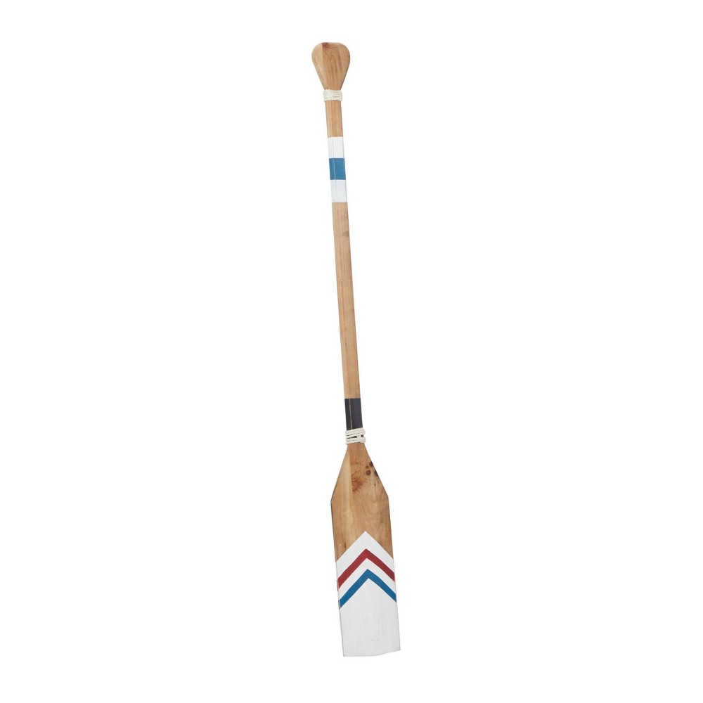 Photos - Wallpaper Wood Paddle Novelty Canoe Oar Wall Decor with Arrow Design and Rope Detail