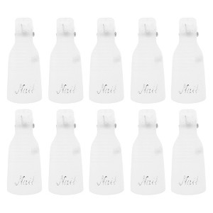 Unique Bargains Women's Nail Art Removal Clip 10 Pcs - 1 of 4