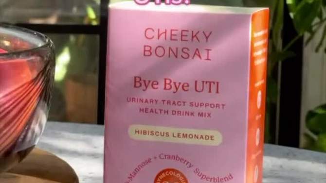 Cheeky Bonsai Bye Bye UTI Drink Mix - 10ct, 2 of 10, play video