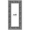 PosterPalooza | Panoramic Distressed Black Picture Frame - UV Acrylic, Foam Board Backing, Hanging Hardware - 2 of 4