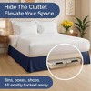 Premium Pleated Polyester Bed Skirt - CGK Linens - 3 of 4