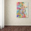 Michael Tompsett Chicago City Street Map II Outdoor Canvas Art - 3 of 3