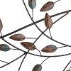Blowing Leaves Wall Decor Brown - Stratton Home Decor: Whimsical Metal Art for Home, Vertical Botanical Sculpture - 3 of 3