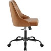 Modway Designate Swivel Vegan Leather Office Chair - 2 of 3