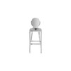 Meridian Furniture,Maddox Chrome Stainless Steel Stool - 3 of 4