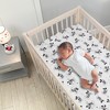 Lambs & Ivy Magical Mickey Mouse Cotton Fitted Crib Sheet - White, Disney - 2 of 4