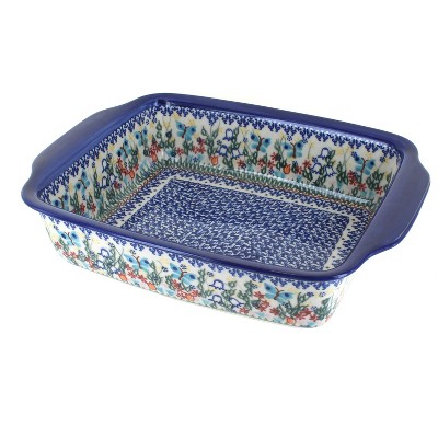 Blue Rose Polish Pottery 548 Vena Casserole