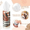 20-Pack Boho Car Tissue Holders with 3-Ply Tissues, Round Travel Napkin Holders for Car Home Office - 3 of 4