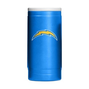 NFL Los Angeles Chargers Flipside Powder Coat Slim Can Coolie - 12oz - 1 of 2