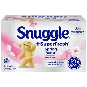 Snuggle Super Fresh Sheet Spring Burst - 200ct - 1 of 4