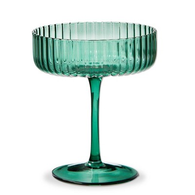 tag Gramercy Fluted Coupe Glass
