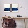 Stupell Industries Coastal Brushstrokes Abstract Beach 2pc Floating Frame Art Set - 2 of 4