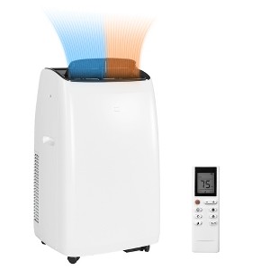 Coucheta 14,000 BTU Portable AC with Heater, 4-in-1 for Rooms Up to 750 Sq.Ft, Cooling, Dehumidifier, Fan, Quiet with Remote Control - 1 of 4