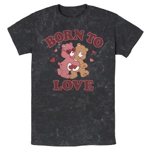 Men's Care Bears Love-a-Lot and Tenderheart Love Duo T-Shirt - 1 of 4