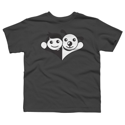 Boy's Design By Humans Doggy Friend By graphicganga T-Shirt