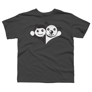 Boy's Design By Humans Doggy Friend By graphicganga T-Shirt - 1 of 3