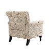 CAVINAS Mid-Century Modern Accent Chair,Vintage Armchair with Tapered Legs,Upholstered Lounge Chair Wide Leisure Chair for Living Room&Office,Beige - 4 of 4