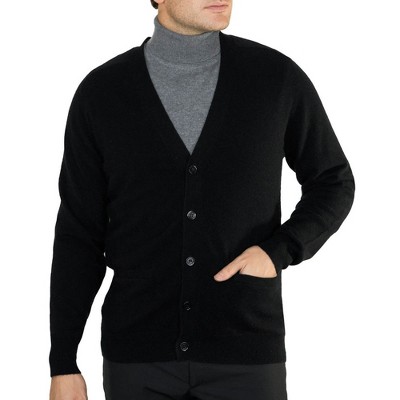 Lona Scott Men's Classic Cashmere Cardigan